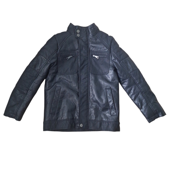 Urban Republic Black Faux Leather Moto Jacket 8 - Picture 1 of 14